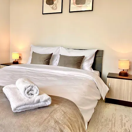 Apartment Cozy & Modern 1br For 4 Guests Next To Medical & Free Parking
